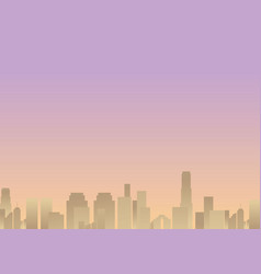 Sun Rise City Cartoon For Web And Print