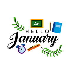 Hello January Month