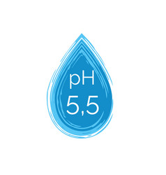 Ph 55 Icon In The Form Of A Drop Of Water