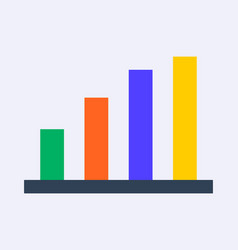 Colorful Bar Chart Or Bar Graph