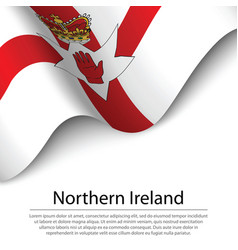 Waving Flag Of Northern Ireland Is A Region