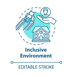 Inclusive Environment Concept Icon Support