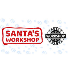 Santa S Workshop Grunge And Clean Stamp Seals