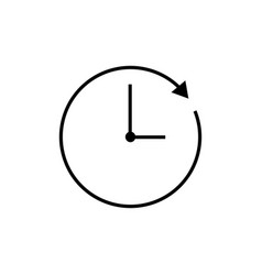 Time Icon Passage Clock Icon Isolated