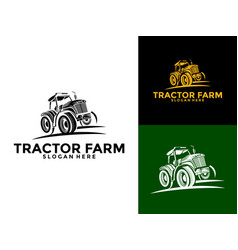 Tractor Farm Logo Tractor Machine Logo Design