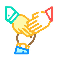 Trust Business Ethics Color Icon