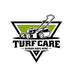 Turf And Lawn Mower Logo