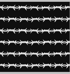 Barbed Wire Seamless Pattern Background