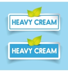 Heavy Cream Label