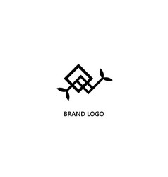 Initial Logo Design With For Modern Branding