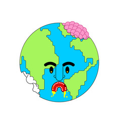 Planet Earth Zombie Zombies World Cartoon