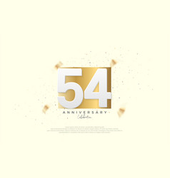 54th Anniversary Celebration With Numbers