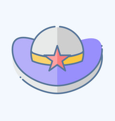 Icon Cowboy Hat Related To Symbol Doodle