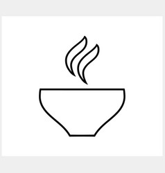 Soup Cup Icon Hot Food Symbol Doodle Tea Clipart