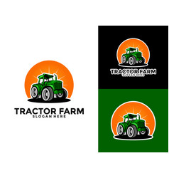 Tractor Farm Logo Tractor Machine Logo Design