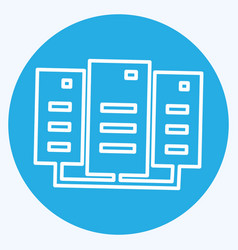 Icon Data Center - Blue Eyes Stylesimple Editable