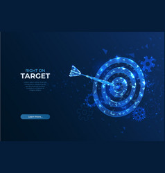 Target Goal Digital Technology Blue Arrow