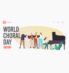 World Choral Day Landing Page Template Choir