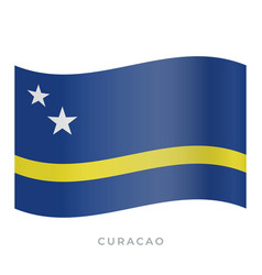 Curacao Waving Flag Icon