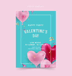 Happy Valentines Day Party Poster