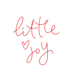 Little Joy Lettering