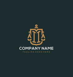 Initial Ii Logo For Law Firm With Luxury Modern