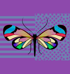 Butterfly Greta Oto Stained Glass Transparent