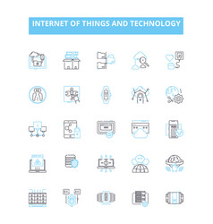 Internet Of Things And Technology Line