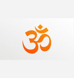 Om Or Aum Sacred Hindu Sign Or Symbol