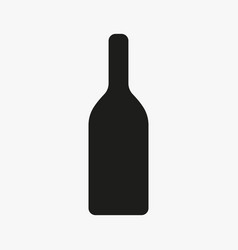 Wine Bottle Icon Template For Web Computer