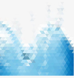 Blue And White Color Triangle Design