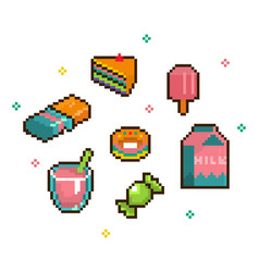 Pixel Cute Menu Food