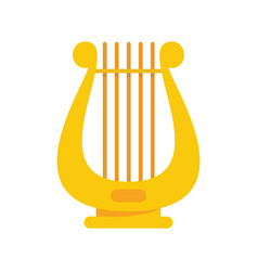 Harp Icon Flat Irish Lyre