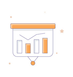 Business Statistics Fill Outline Icon St