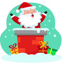 Happy Santa Claus Cartoon Character