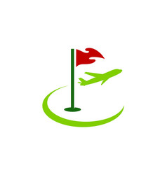 Holiday Golf Logo Icon Design