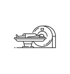 Mri Scan On Tomography Outline Icon Medical Tests