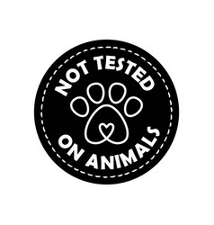 Not Tested On Animals Label