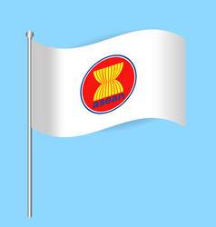 Flag Of Asean Association Of Southeast Asian