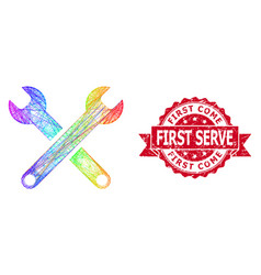 Rubber First Come First Serve Stamp Seal And Lgbt