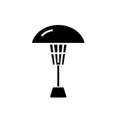 Patio Heater Icon Black Sign