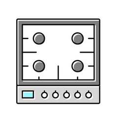 Gas Cooktop Color Icon