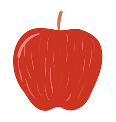 Red Apple Hand Drawn Cartoon