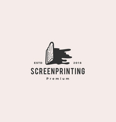 Silk Screen Printing Logo Template