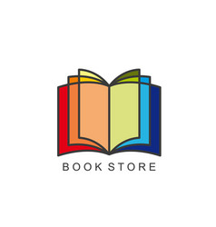 Book Shop Icon Library Store Or Bookstore Symbol