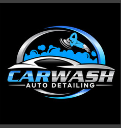 Auto Mobile Detailing And Car Wash Logo Design