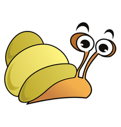 Friendly Cartoon Snail