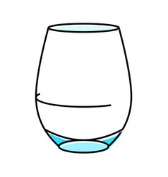 Goblet Wine Glass Color Icon