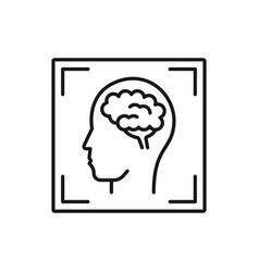 Mri Brain Scan Head Computed Tomography Image Icon