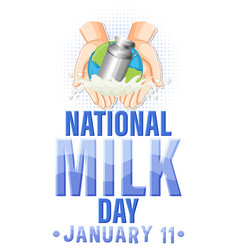 National Milk Day Banner Design